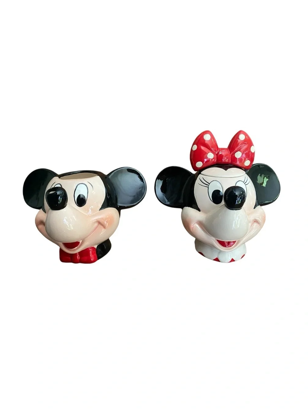 Disney Mickey & Minnie Ceramic sugar and creamer set